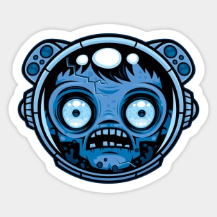 Zombie Astronaut Sticker